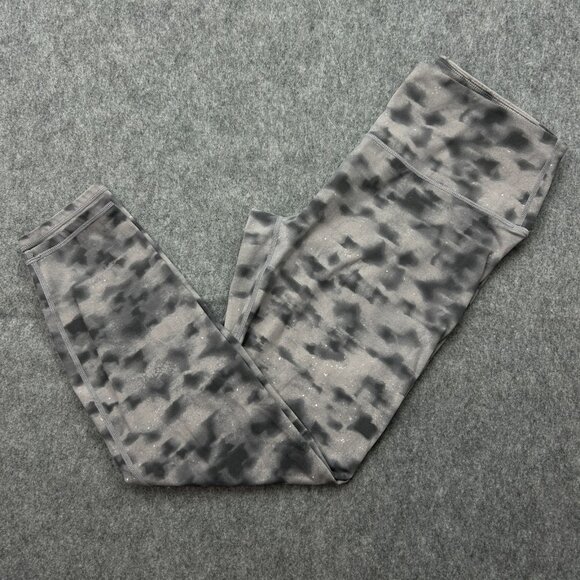 Varley Let's Go Cropped Leggings Women's Size Large Gray Black - Picture 1 of 11